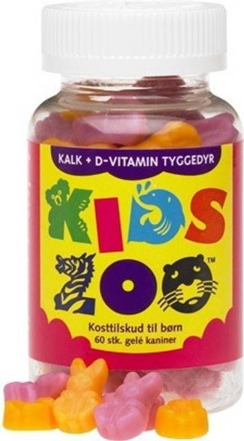 KidsZoo Calcium + Vitamin D 60 stk