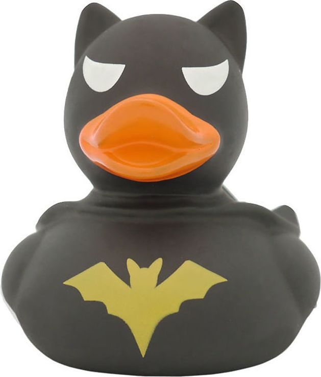 gummianka Dark Duck junior 8,5 cm svart/gul/orange
