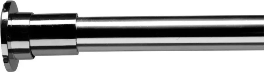Hefe dusjforhengstang, 70-120 cm, krom
