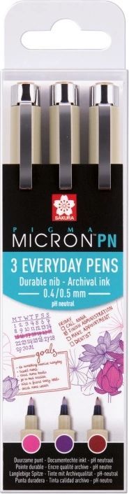 Sakura Pigma Micron PN Wallet 3-pack Crafts