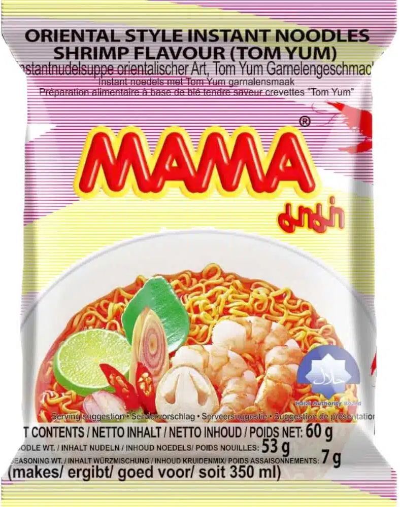 Mama Tom Yum Shrimp Flavour Instant Nudler 60g