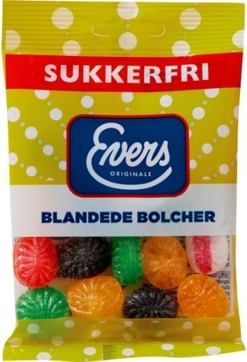 Evers blandade sötsaker sockerfria 70g