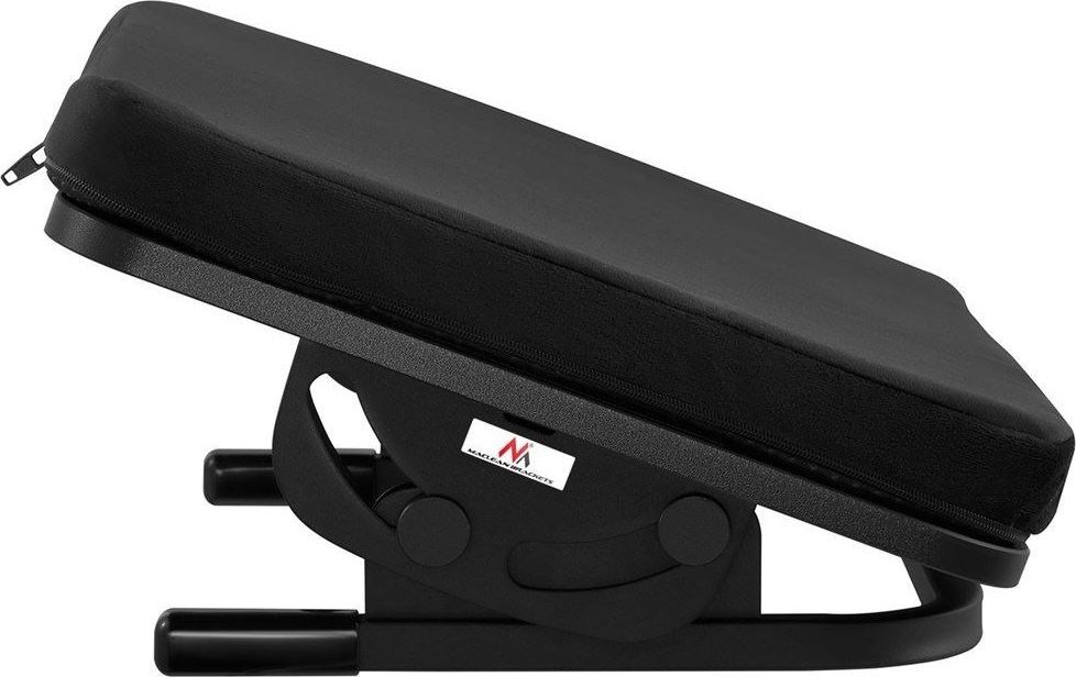 Maclean ergonomisk fodstøtte, benstøtte, trinløs vinkelindstilling, aftagelig pude, MC-460