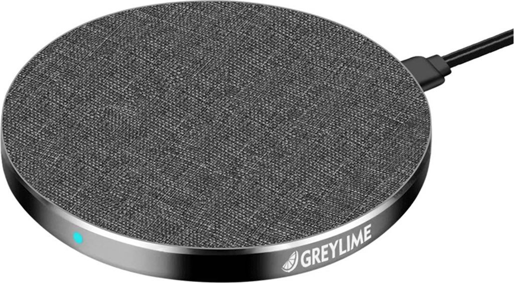 greylime 15w trådløs oplader - grå