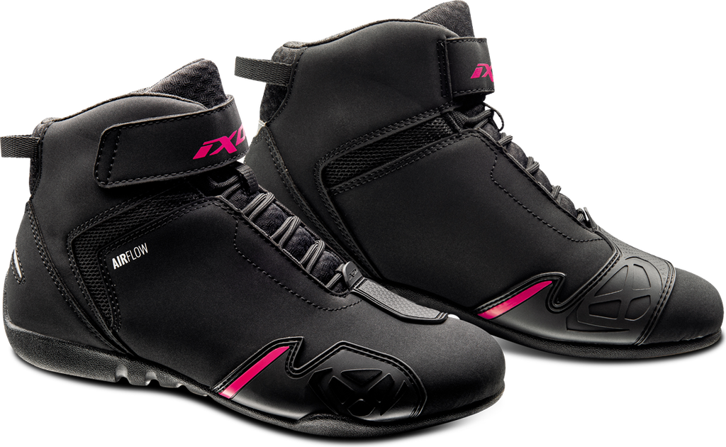 Ixon Gambler WP Ladies Motorcycle Shoes, black-silver, for Women