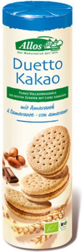 Dobbelkiks med kakaocreme Økologisk - 330 gram - Allos