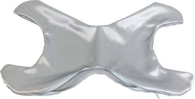 Save My Face Betræk til La Petite 100% silke Silver