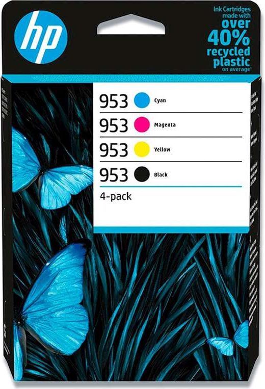 HP 963 / 6ZC70AE 4-Pack Ink (Black Cyan Magenta Yellow) - Blækpatron 4 farver