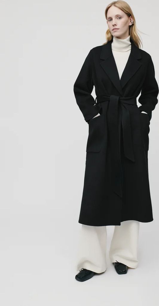 CELIA - Klassisk frakke - black