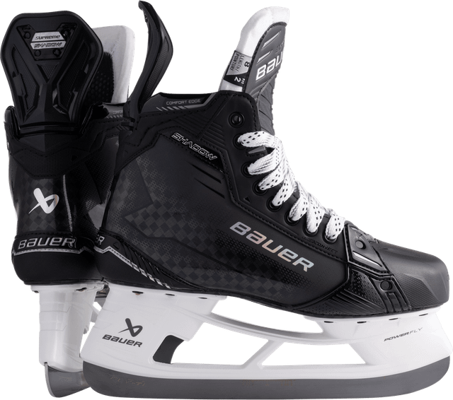 Bauer S24 Ti Supreme Shadow SR hockeyskridskor Svart Herr