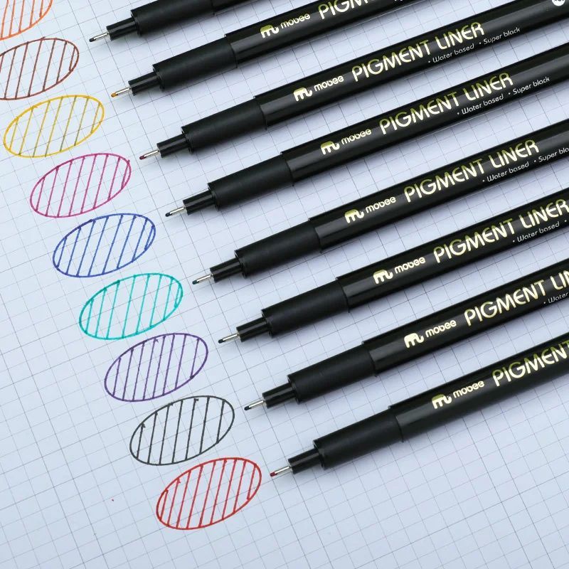 Mobee Fineliners Micron 9-Pak