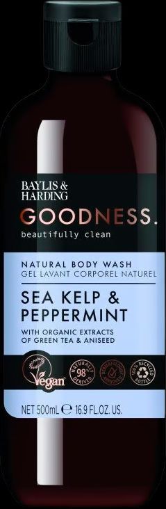 Baylis & Harding Goodness Body Wash Sea Kelp & Peppermint 500ml