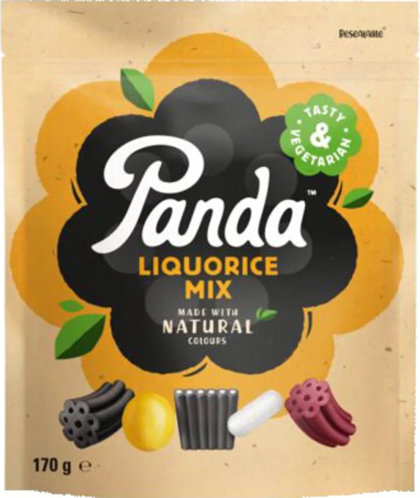 Panda Lakrids Mix Naturlig slik