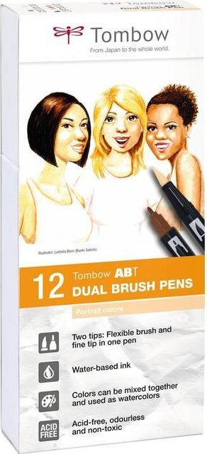 Tombow ABT Set of 12 Portrait Colors