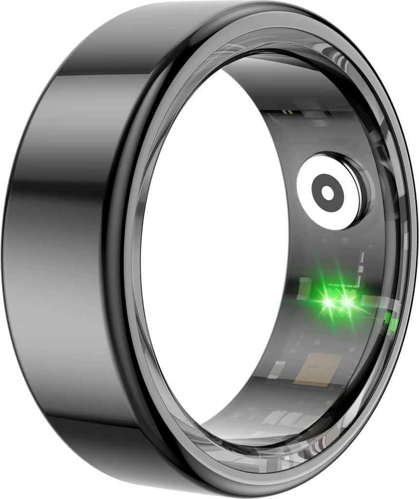 maxlife mxsr-100 smart ring - størrelse 9 - guld