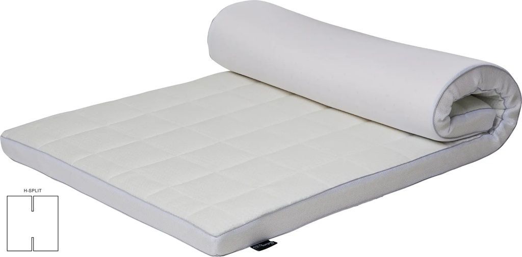 Naturlatex topmadras - 160x200 cm - 7 cm høj - 100% Talalay naturlatex - Nature By Borg