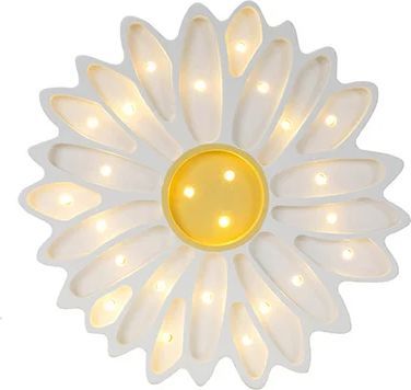 Little Lights Lampe Daisy Hvid Natlampe