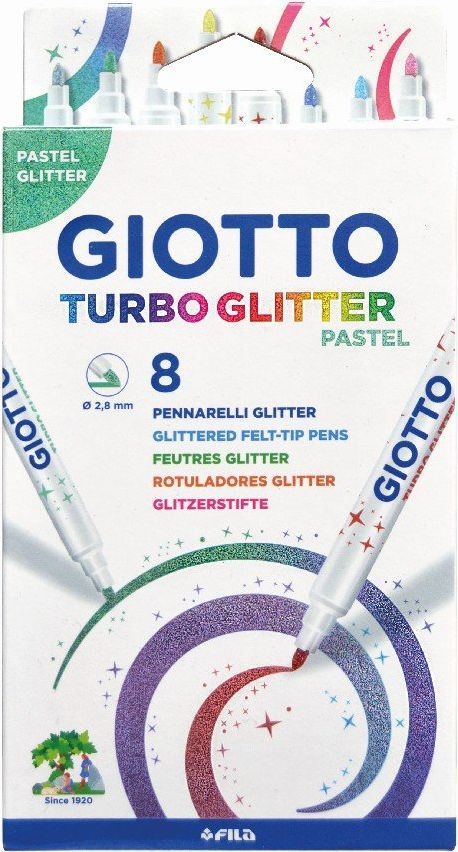 Giotto Turbo Glitter Pastel