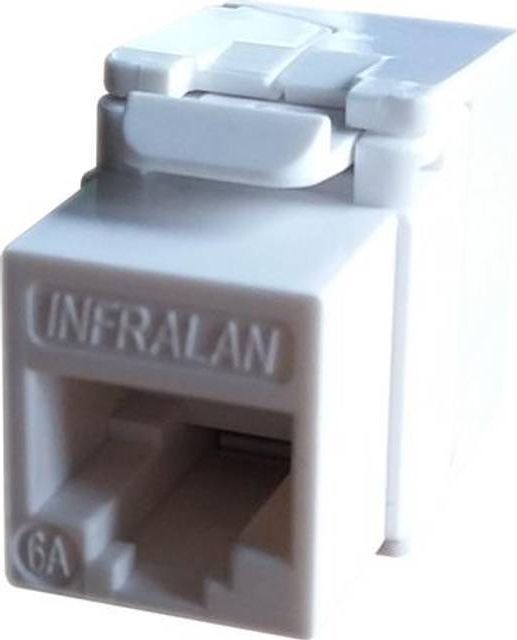 Connector utp Cat 6A - White, 100/pk