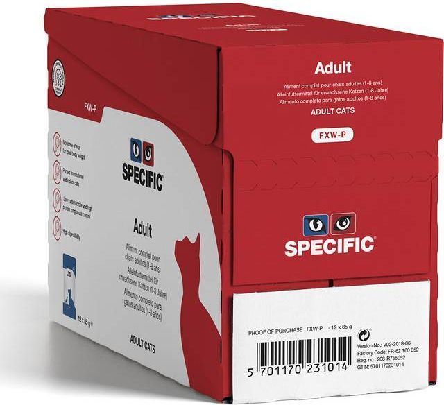 Specific FXW-P Adult Cat Food