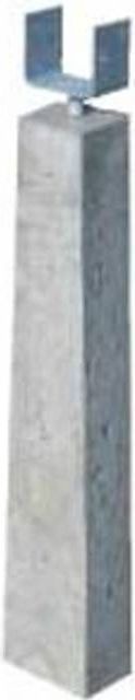 IBF Stolpebæring 12 x 15 x 80 cm beton med 4 gaffel