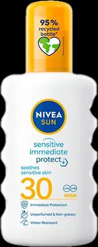 Nivea Sun Sensitive Immediate Protect Soothing Spray SPF30 200ml