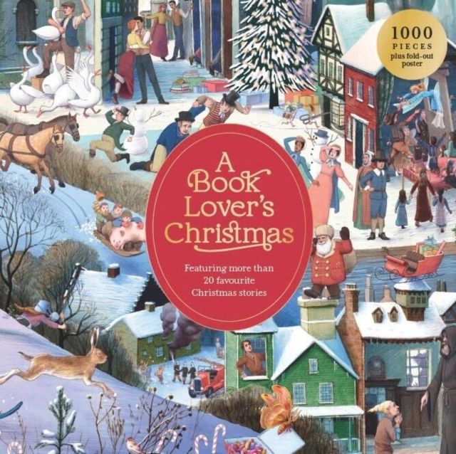 A Book Lover's Christmas, 1000 pc Puzzle