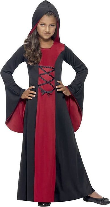 Smiffys Hooded Vamp Robe Costume