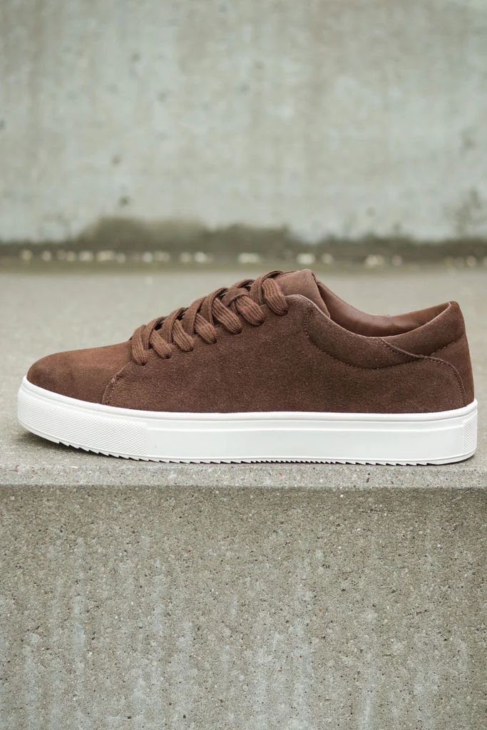 liebhaveri liberty sneaker suede walnut – 2trendy.dk