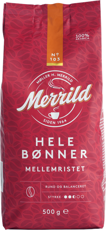 Merrild No.103 Whole Beans 500g