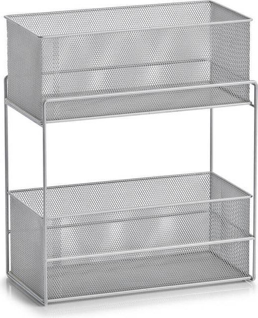 Zeller Hylla med 2 Nätkorgar 18.5 x 35 x 42 cm