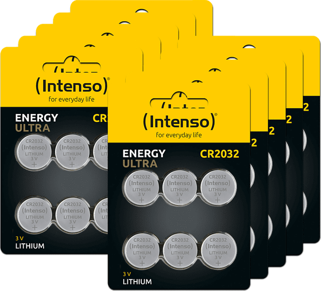 Intenso Knapcellebatteri CR 2032 3 V 6 stk 220 mAh Lithium 7502436MP