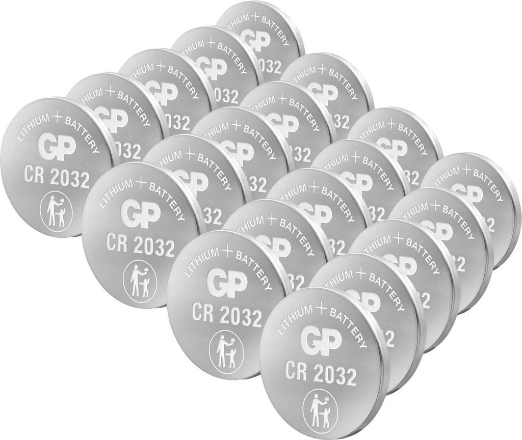 GP Batteries GPCR2032-2CPU20 Lithium Button CR2032 C20