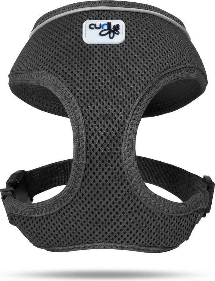 Curli basic hundesele Air-Mesh str. XSmall brystmål fra 28 til 34 cm Rød