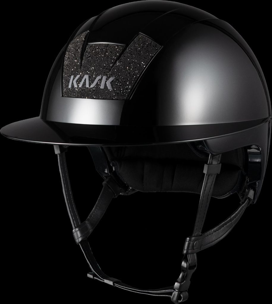 Kask Kooki Lady Swarovski Black Shine - SKAL 2