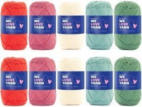 We Love Yarn 8/4 Cotton Color Pack 02 Mix Bag 12