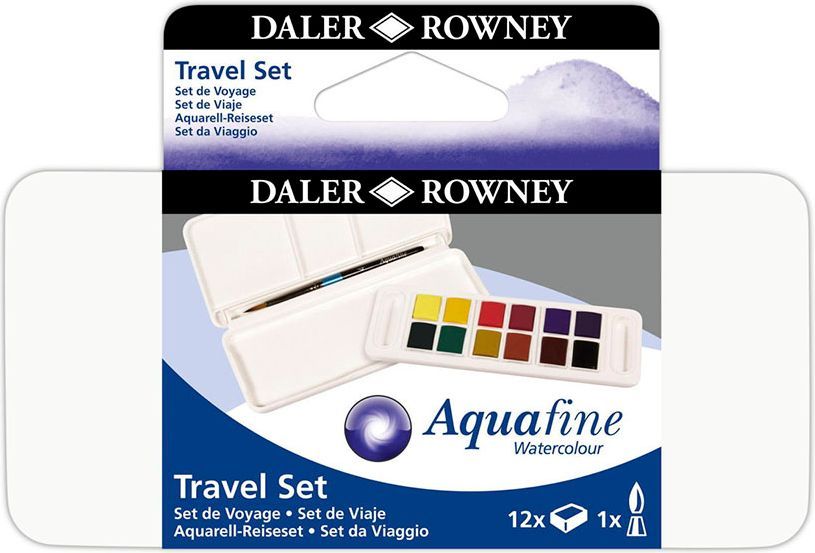 Daler Rowney akvarel m/12 farver akvar