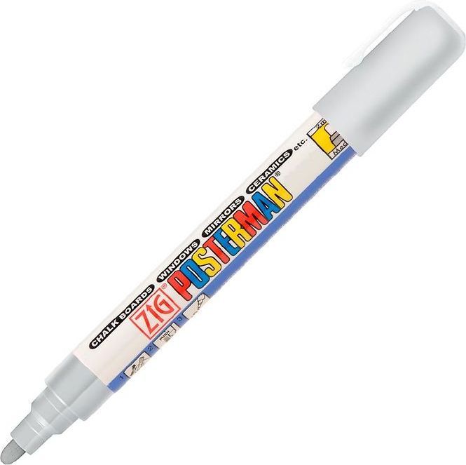 Zig Tusch Vandfast 2 mm Hvid OneSize