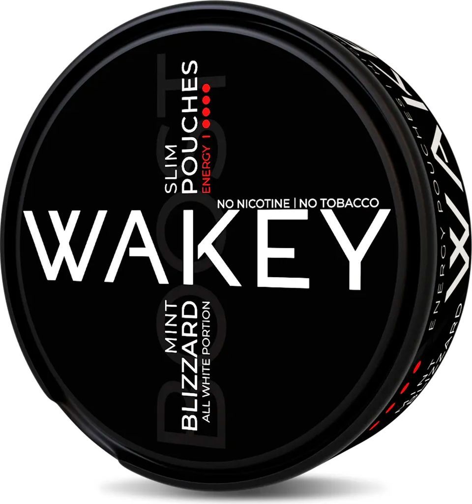 Wakey Boost Blizzard Mint Energy Pouch (10xdåse) - JWare