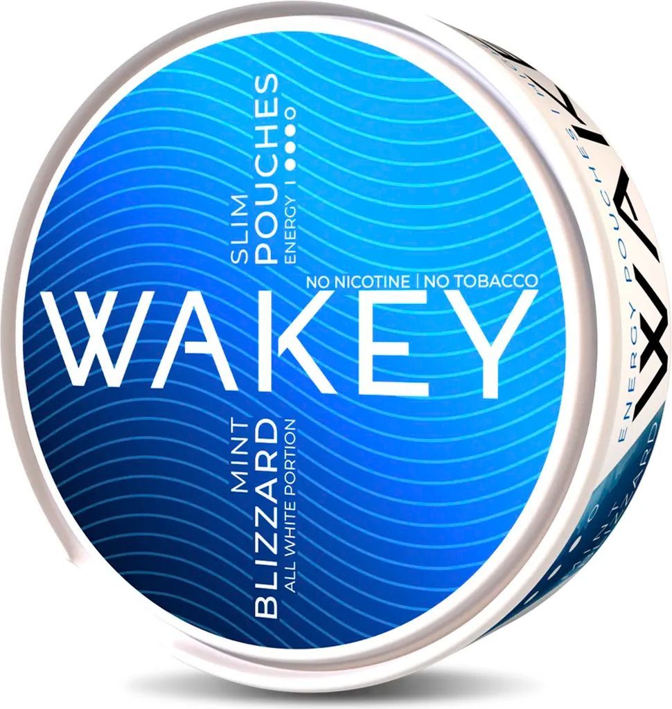 Wakey Blizzard Mint Energy Pouch 10 Dåse