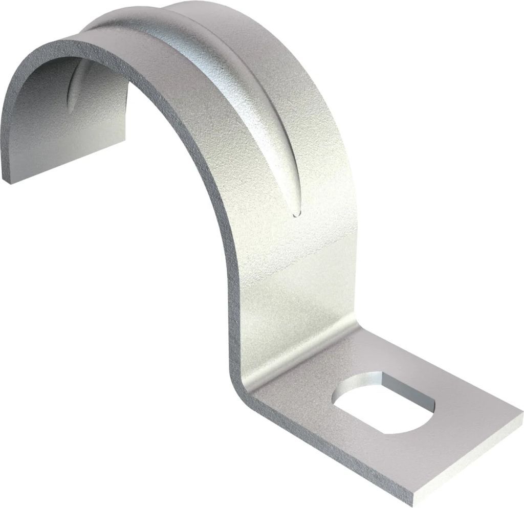 OBO Bettermann Kabelbøjle 604 G, 12 mm, 1-lap, galvanisk forzinket 100