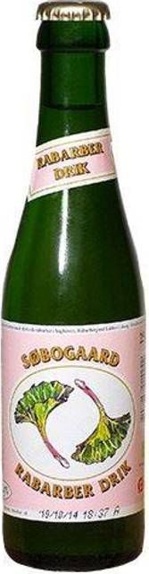 Rabarberdrik Økologisk - 250 ml - Søbogaard