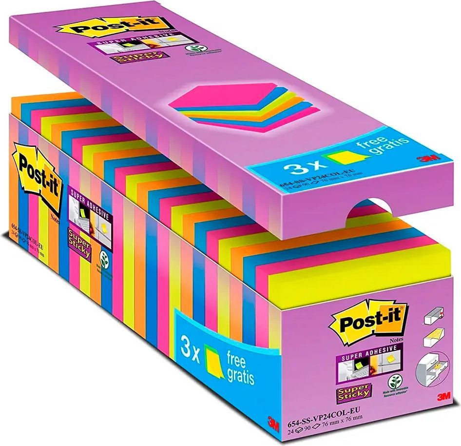 Post-it Super Sticky Notes 76 x 76 mm