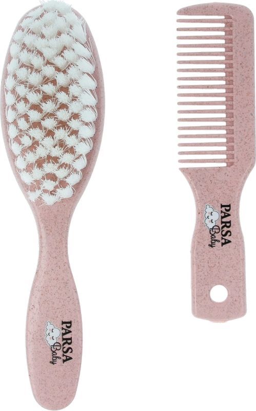 Parsa Beauty pflegeset rosa, bürste und kamm