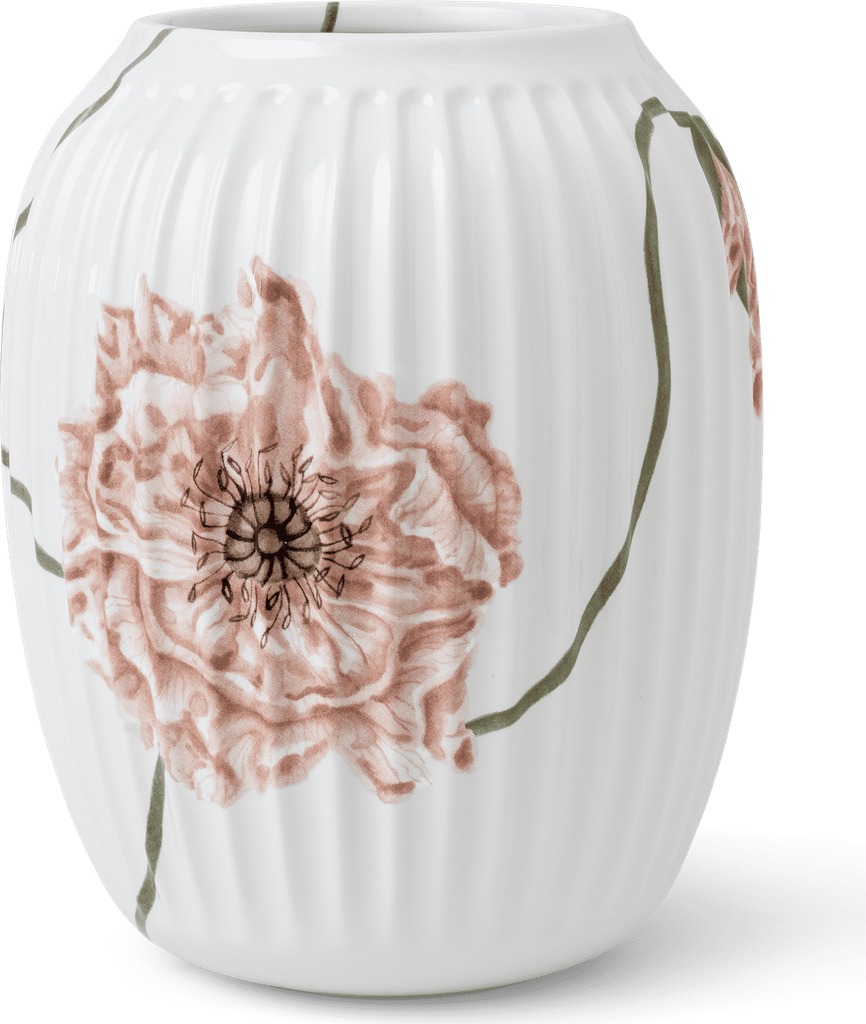 Kähler Hammershøi Poppy vase lyserød 21 cm