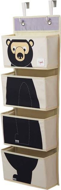 3 Sprouts Bear Hanging Wall Organizer