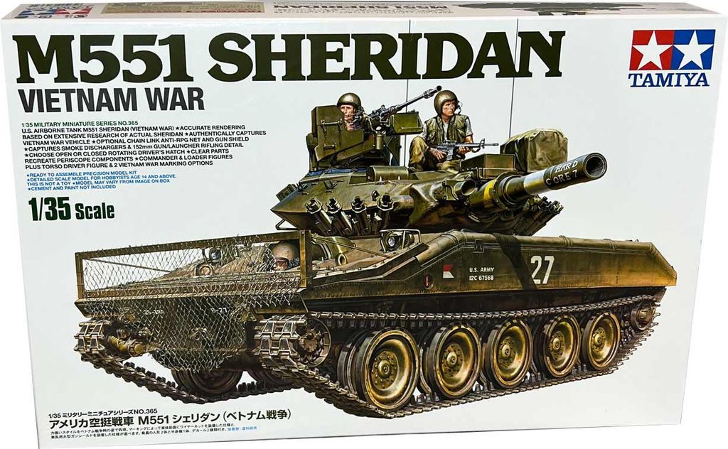 Tamiya U S Airborne Tank M551 Sheridan 1:35