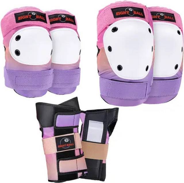 Eight Ball Skate Beskyttelsessæt Børn 3-pak Cloudbreak Pink/Lilla/Sort