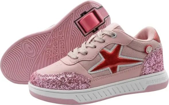 Roller Shoes Breezy Pink Star Glitter (11C)