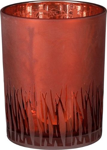 Amada värmeljushållare orange 12,5 cm hög